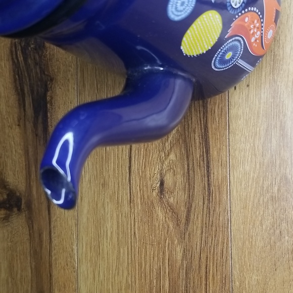 NWT Folklore Enamel Coffee Pot-Wild and Wolf Night and Day Enchanted Woodland - Picture 14 of 14